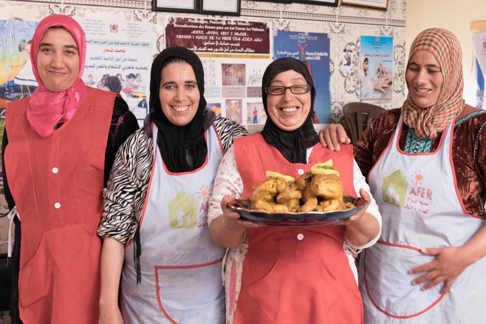 AFER homlunch- Moroccan Aubergine Salad Recipe